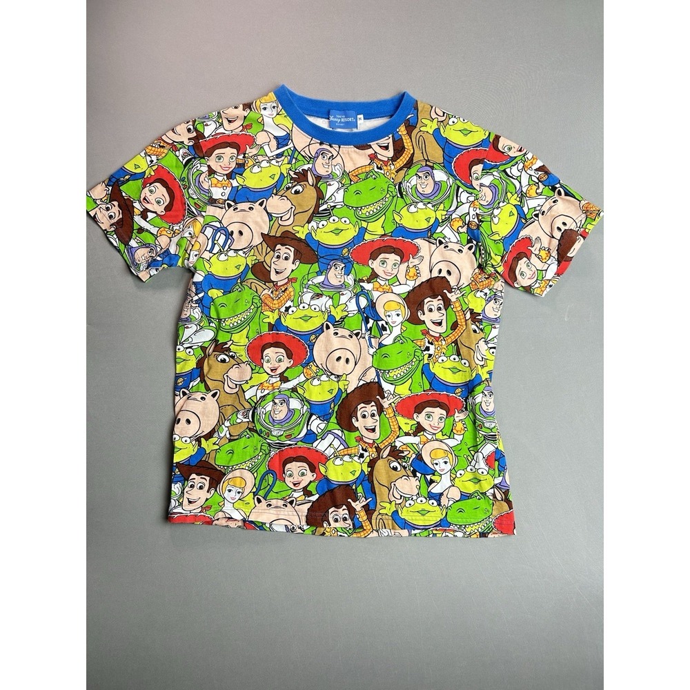 Disney Parks Tokyo Women's S/M Toy Story Graphic Characters Tee Shirt READ